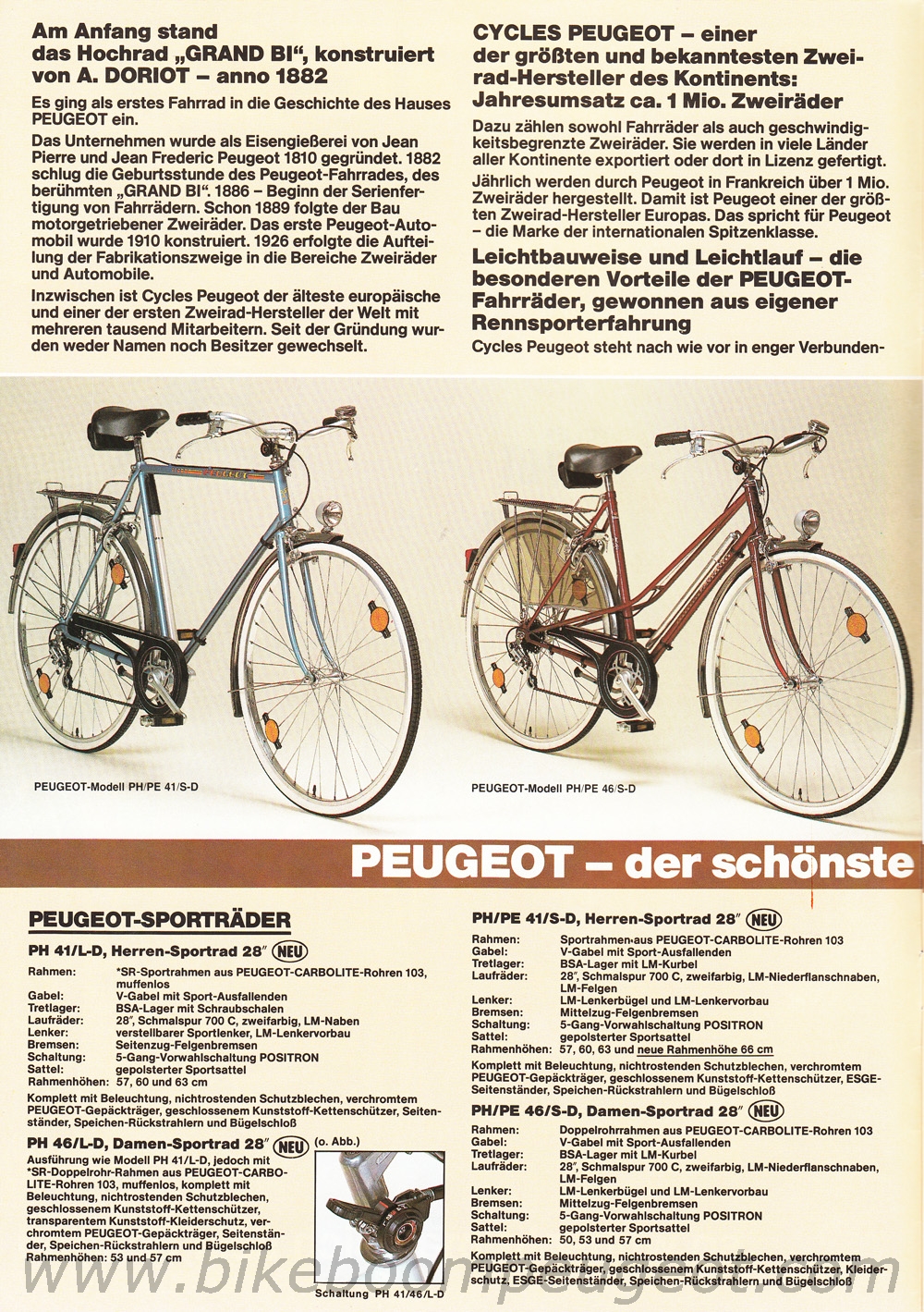 Peugeot 1984 Germany Brochure